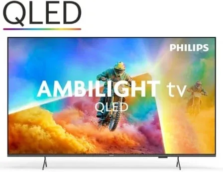 Televisor Philips QLED 55PQS8501 55"/ Ultra HD 4K/ Ambilight/ Smart TV/ WiFi