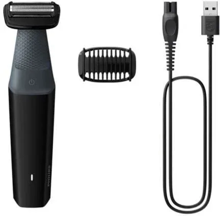 Afeitadora Philips Bodygroom Series 3000 BG3017/ con Batería/ 1 Accesorio