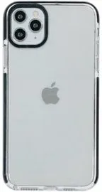 Funda Qcharx Transparente Iphone 16E Negro