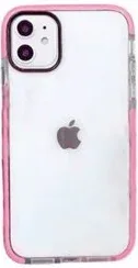Funda Qcharx Transparente Iphone 16E Rosa