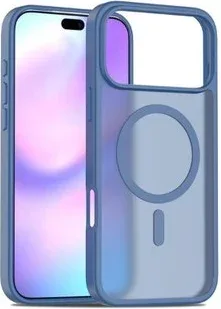 Funda Qcharx Mate Premium Iphone 17 Azul Oscuro