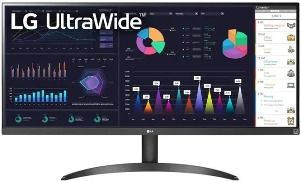 Monitor Profesional Ultrapanorámico LG 34WQ500-B 34"/ WFHD/ Negro