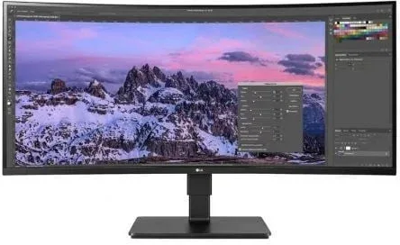 Monitor Profesional Ultrapanorámico Curvo LG Business 35BN77CP-B 35"/ WQHD/ Multimedia/ Regulable en altura/ Negro