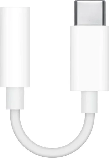 Adaptador USB tipo c a jack 3.5mm samsung 8cm -  macho - hembra -  blanco