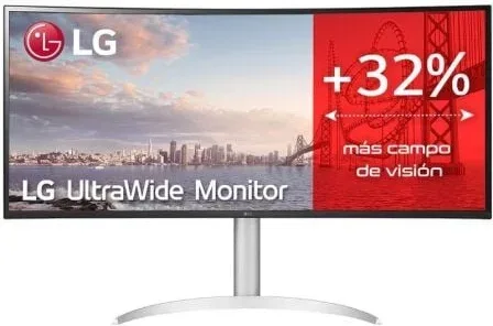 Monitor Profesional Ultrapanorámico LG UltraWide 34WQ650-W 34"/ WFHD/ Multimedia/ Regulable en altura/ Plata y Blanco