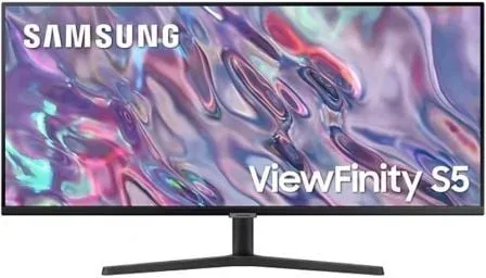 Monitor Profesional Ultrapanorámico Samsung ViewFinity S5 S34C500GAU 34"/ UWQHD/ Negro