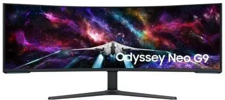Monitor Gaming Ultrapanorámico Curvo Samsung Odyssey Neo G9 S57CG952NU 57"/ Dual UHD/ 1ms/ 240Hz/ VA/ Regulable en altura/ Blanco