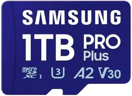 Tarjeta de Memoria Samsung PRO Plus 2024 1TB microSD XC/ Clase 10/ 180MBs
