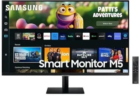 Smart Monitor Samsung M5 S27DM500EU 27"/ Full HD/ Multimedia/ Smart TV/ Negro
