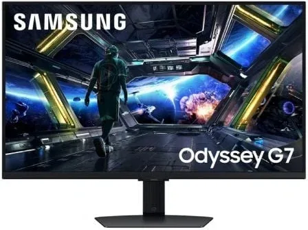 Smart Monitor Gaming Samsung Odyssey G7 S32DG702EU 32"/ 4K/ 1ms/ 144Hz/ IPS/ Multimedia/ Regulable en altura/ Smart TV/ Negro