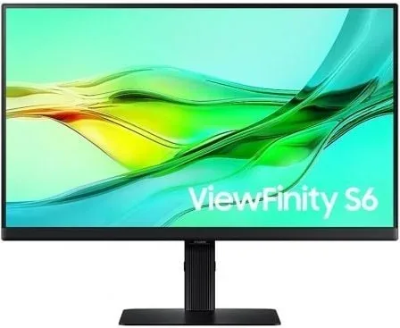 Monitor Profesional Samsung ViewFinity S6 S60UD S27D604UAU 27"/ QHD/ Regulable en Altura/ Negro