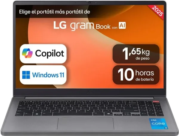 Portatil Lg Gram I5-1334U 16GB 512GB  15,6" W11H