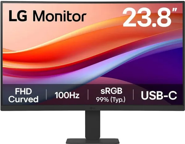 Monitor curvo lg 24u421a - b 24 pulgadas FHD 100hz