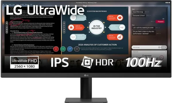 Monitor Profesional Ultrapanorámico LG 29U511A-B 29"/ WFHD/ Negro