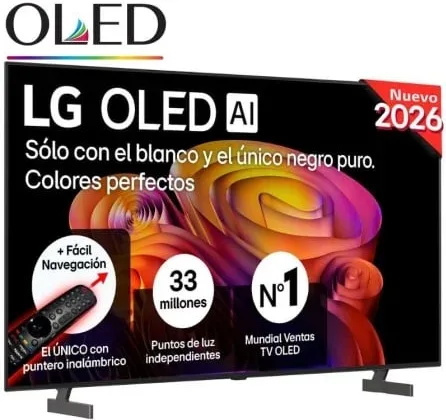 Televisor LG OLED AI B6 OLED65B6ELC 65"/ Ultra HD 4K/ Smart TV/ WiFi