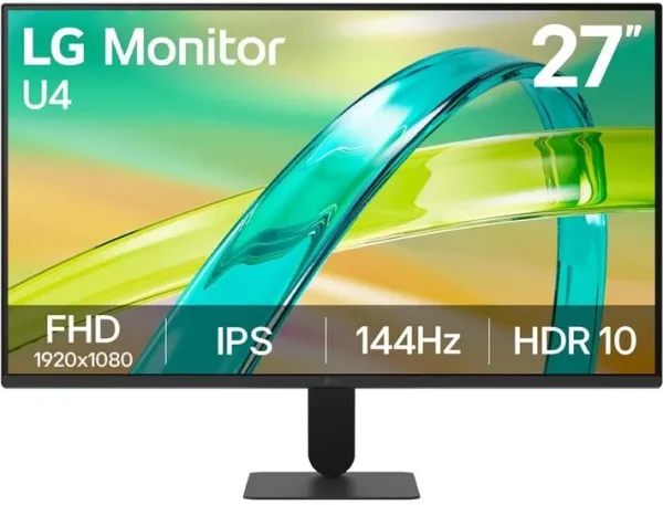 Monitor Lg 27" 68,5, Resolucion FHD 1920X1080 IPS, 120 Hz, Tiempo de Respuesta 1Ms (Mbr) 5Ms (Gtg) HDMI