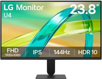 Lg Monitor, 23.8 Pulgadas, 24U411B-B, 60Cm, 0.2745 × 0.2745 Pixeles, Full HD, LED, 5 Ms, Negro