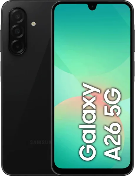 Smartphone Samsung Galaxy A26 8GB/ 256GB/ 6.7"/ 5G/ Negro