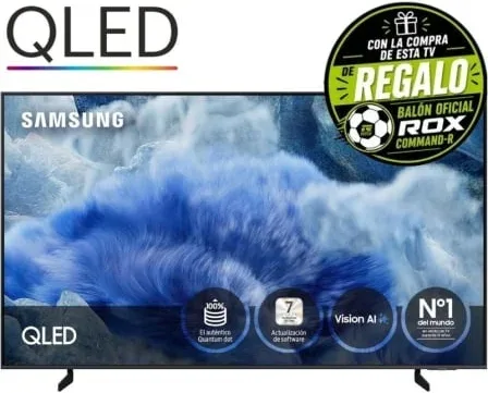 Televisor Samsung QLED Q8F TQ55Q8FAAU 55"/ Ultra HD 4K/ Smart TV/ WiFi