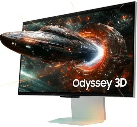 Monitor Gaming Samsung Odyssey 3D G90XF S27FG900XU 27"/ 4K/ 1ms/ 165Hz/ 3D/ Multimedia/ Regulable en altura/ Plata
