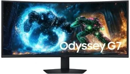 Monitor Gaming Ultrapanorámico Curvo Samsung Odyssey G7 G75F S40FG750EU 40"/ 5K2K/ 1ms/ 180Hz/ VA/ Regulable en altura/ Negro