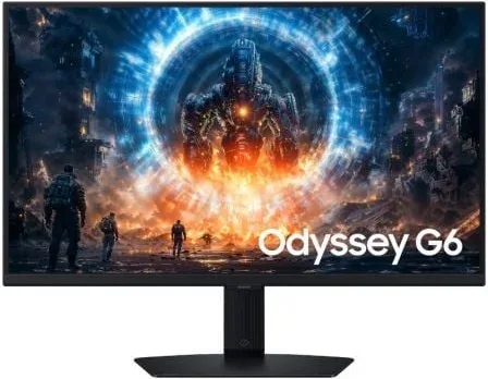 Monitor Gaming Samsung Odyssey G6 G60F S27FG602EU 27"/ QHD/ 1ms/ 350Hz/ IPS/ Regulable en altura/ Negro