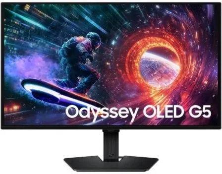 Monitor Gaming Samsung Odyssey G5 G50SF S27FG502SU 27"/ QHD/ 0.03ms/ 180Hz/ QD-OLED/ Negro