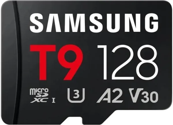 Samsung Micro SDXC T9 USD Reader 128GB Cl10 V30