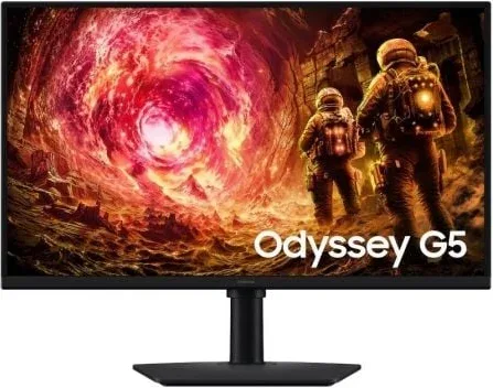 Monitor Gaming Samsung Odyssey G5 G50F S27FG506EU 27"/ QHD/ 1ms/ 180Hz/ IPS/ Regulable en Altura/ Negro