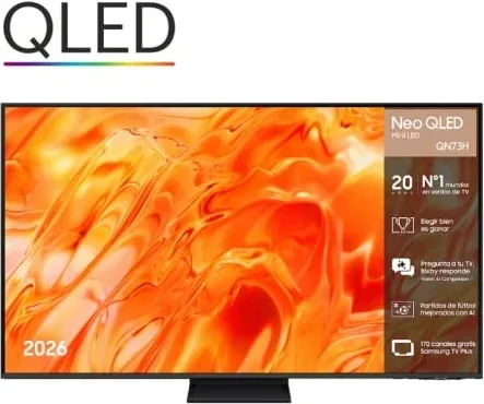 Televisor Samsung Neo QLED TQ75QN73HAU 75"/ Ultra HD 4K/ Smart TV/ WiFi