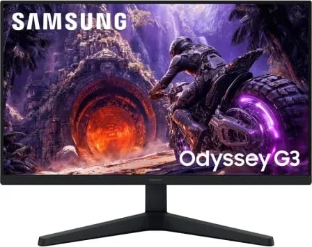 Monitor Gaming Samsung Odyssey G3 S24HG302EU 24"/ Full HD/ 1ms/ 200Hz/ IPS/ Regulable en altura/ Negro