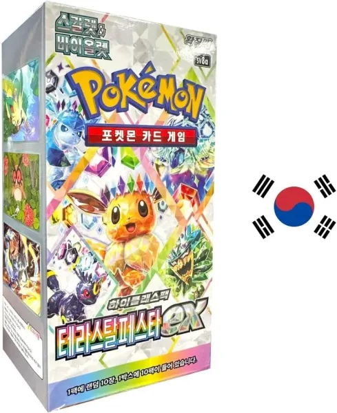 Pokemon tcg terastal festival ex sobres de refuerzo coreano