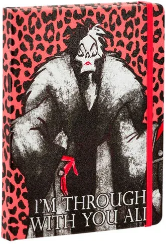 Libreta disney villanos cruella de vil