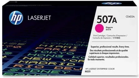 Tóner Original HP nº507A/ Magenta