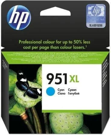Cartucho de Tinta Original HP nº951 XL Alta Capacidad/ Cian