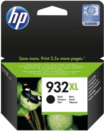 Cartucho de Tinta Original HP nº932 XL Alta Capacidad/ Negro