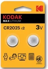 Blister pilas kodak boton litio max cr 2025 -  pack blister 2 pilas