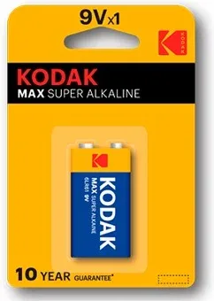 Blister pilas kodak alcalina max 6lr61 9v