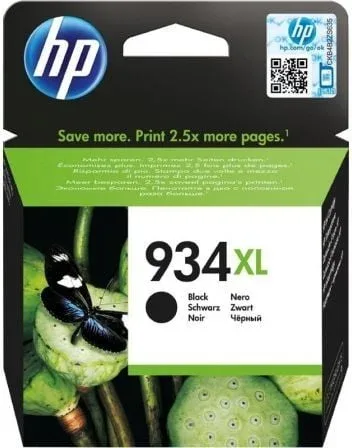 Cartucho de Tinta Original HP nº934 XL Alta Capacidad/ Negro