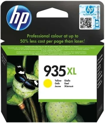 Cartucho de Tinta Original HP nº935 XL Alta Capacidad/ Amarillo