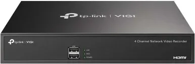 Tp-Link Grabador de Video en Red de 4 Canales Especificaciones: H.265+/H.265/H.264+/H.264, Resolución de Hasta 8Mp, Capacidad de Decodificación/8 Canales a 2Mp, Ancho de Banda Entrante de 80 Mbps (Hasta 4 Canales), 1× Interfaz SATA (Hasta 10 TB),