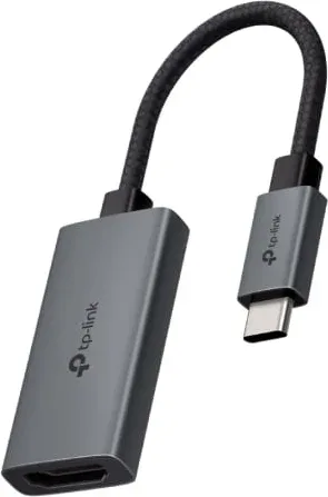 Conversor HDMI 4K 60Hz TP-Link UA520C/ HDMI Hembra - USB Tipo-C Macho/ 10cm/ Gris