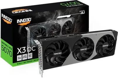 Tarjeta Gráfica Inno3D RTX 5070 X3 Oc 12GB