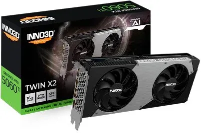 Tarjeta Gráfica Inno3D RTX 5060 Ti Twin X2 Oc 16GB