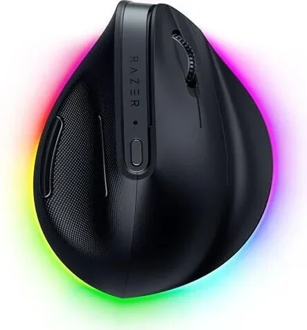 Razer Pro Click V2 Vertical ratón Universal mano derecha RF Wireless + Bluetooth + USB Type-C Óptico 30000 DPI