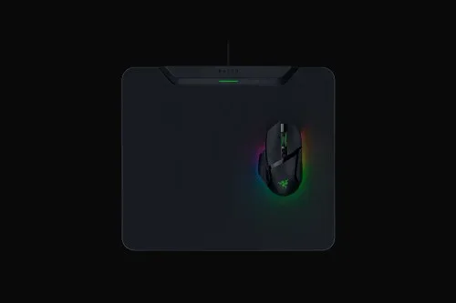 Razer HyperFlux V2 Alfombrilla de ratón para juegos Negro