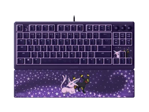 Razer Ornata V3 Tenkeyless – Espeon & Umbreon Edition teclado Juego USB Púrpura