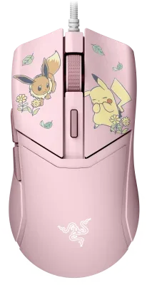 Razer Cobra – Pikachu & Eevee Edition ratón Juego Mano derecha USB tipo A Óptico 8500 DPI