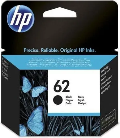 Cartucho de Tinta Original HP nº62/ Negro