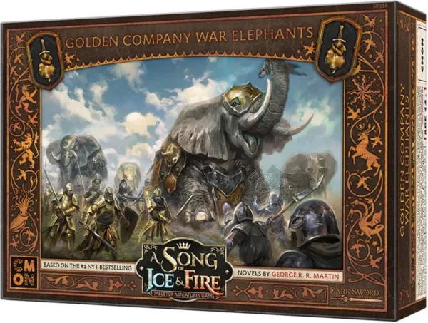 Juego de mesa cancion de hielo y fuego: elefantes de guerra de la compañia dorada pegi 14